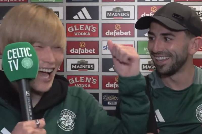 Kyogo Furuhashi delivers hilarious description of Celtic vs Rangers goal