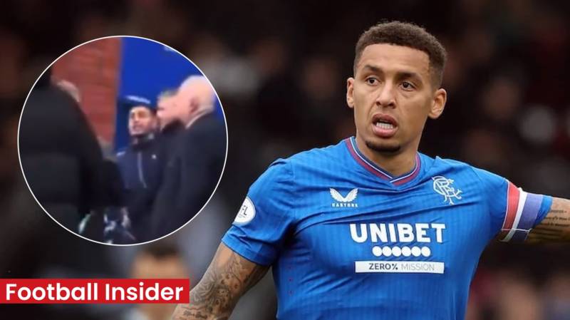 Rangers fans explode at James Tavernier as clip emerges of clash outside stadium