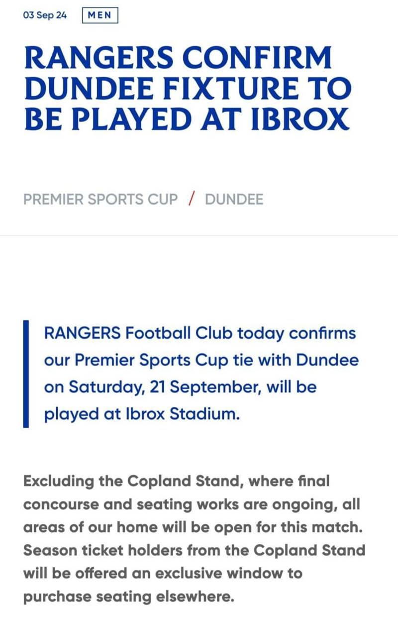 The three sides of Ibrox and VAR lines of inquiry