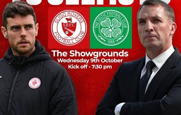 Celtic heading to Ireland for Sligo Rovers friendly