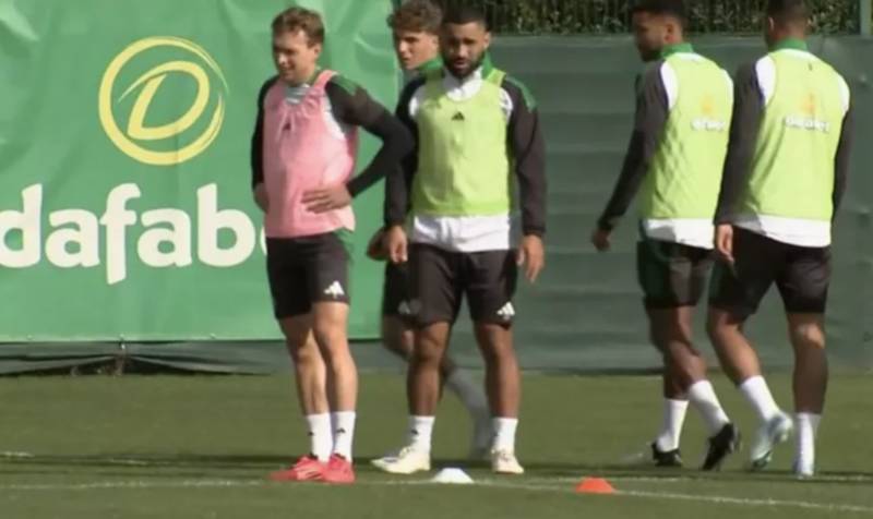 Celtic get huge injury boost ahead of Hearts tie as duo spotted in training