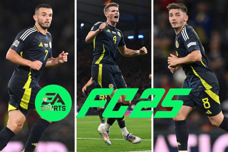 Here are the 20 Scottish players with the highest EA FC 25 player ratings – including Celtic star and glaring omission