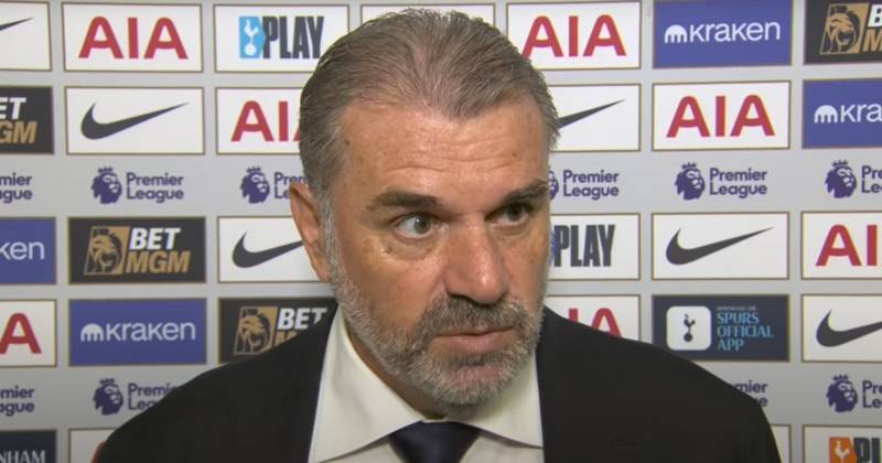 Ange Postecoglou in spiky Tottenham interview as ex Celtic boss makes defiant trophy vow