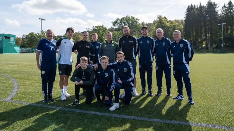 Scotland’s Homeless World Cup team visit Lennoxtown