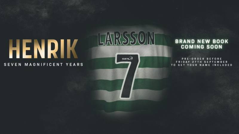 Pre-order the official Henrik Larsson biography now!