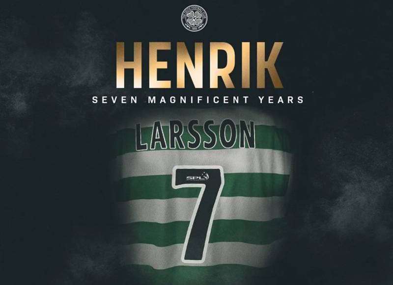 Seven Magnificent Years – Celtic announce Henrik Larsson biography