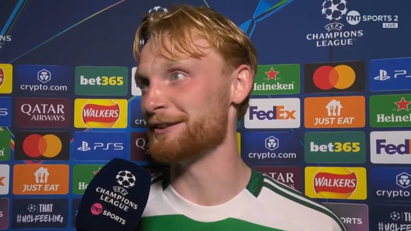 Celtic’s Champions League star man in ‘straight up on the mantelpiece’ quip