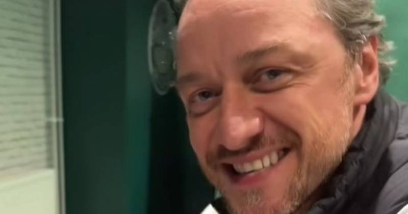 James McAvoy joins Celtic staff as Hollywood star backs Hoops before 5-1 win at Parkhead