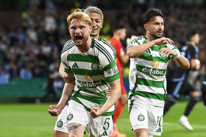 Celtic refute ‘free punch’ suggestions as knee slide pushed into touch amid Champions League drama