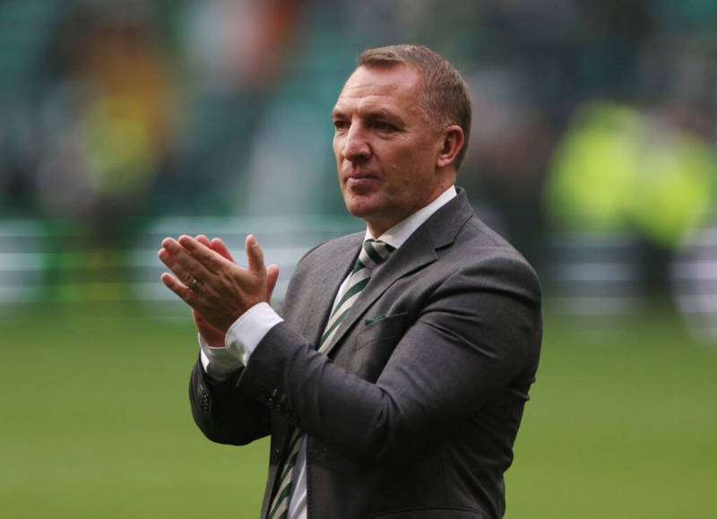 Brendan Rodgers in Classy Full Time Falkirk Gesture