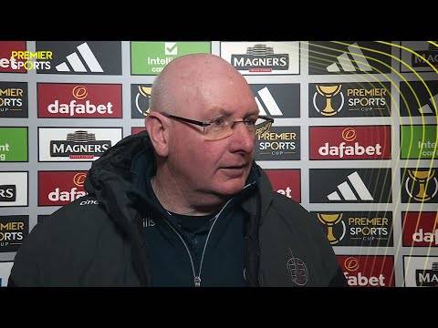 Falkirk manager John McGlynn reflects on Premier Sports Cup loss to Celtic