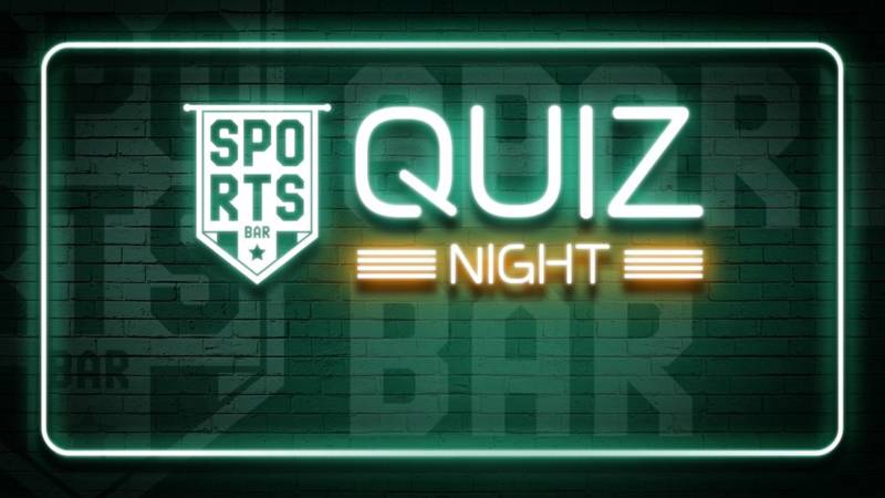 Test your knowledge at the Sports Bar Quiz Night!