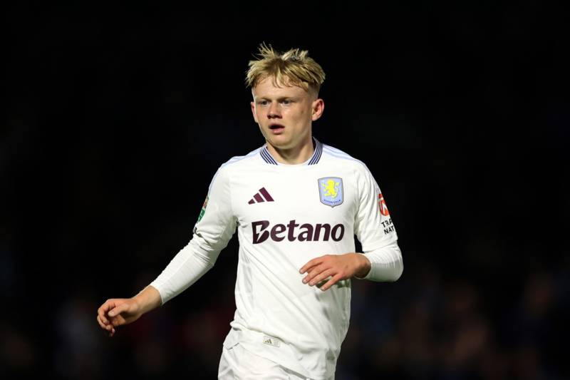 Former Celtic youth player makes debut for Aston Villa at 17