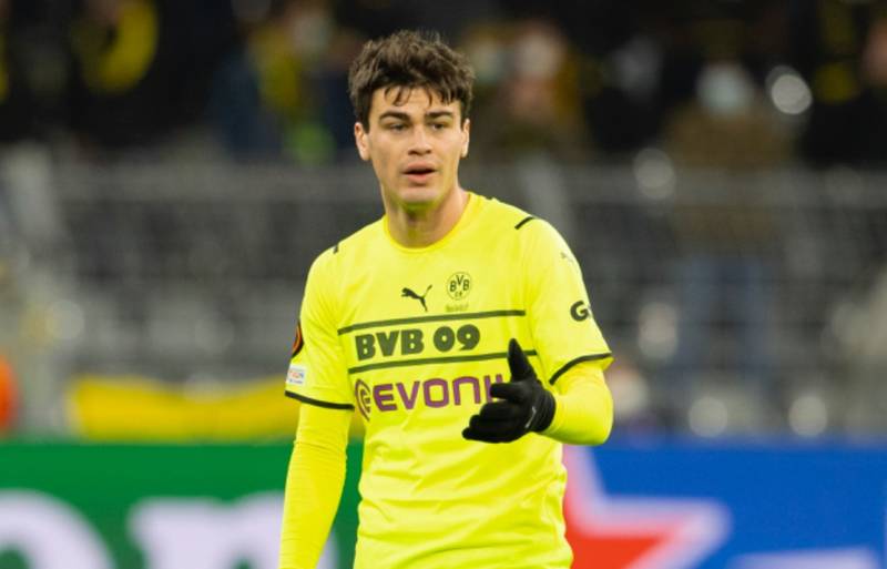 Borussia Dortmund receive Gio Reyna injury boost ahead of Celtic UCL clash