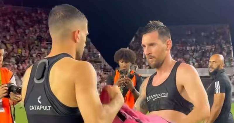 Liel Abada reacts to dream Lionel Messi shirt swap moment as ex Celtic star sends message to ‘GOAT’