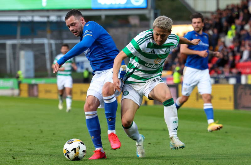 Watch the incredible 86th Daizen Maeda incident against St Johnstone that had Brendan Rodgers purring