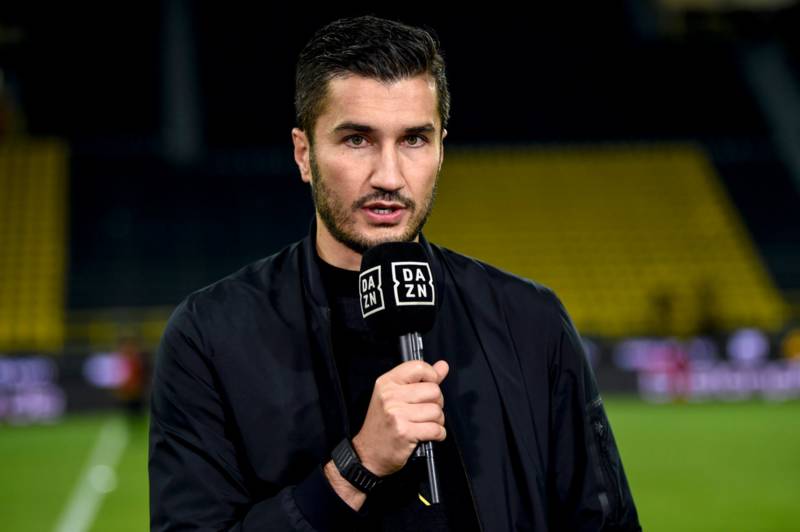 Dortmund boss Nuri Sahin denies having an issue with Celtic’s Brendan Rodgers after tricky Liverpool spell