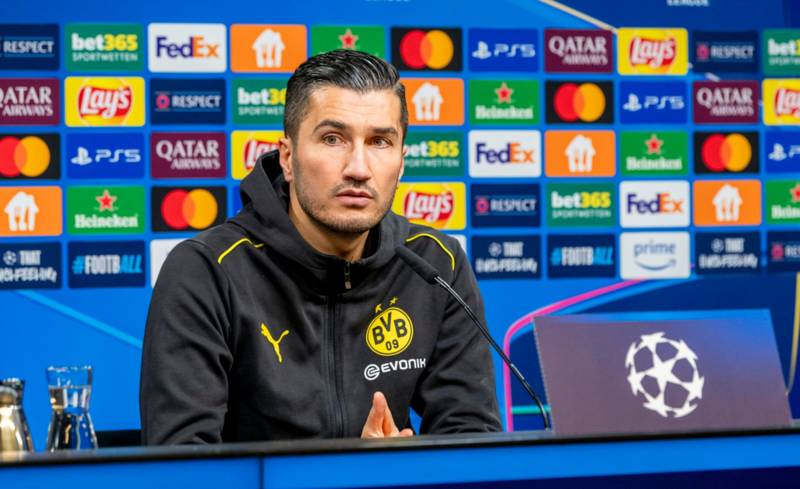 Dortmund boss Nuri Sahin shuts down what’s being said about Celtic with big compliment