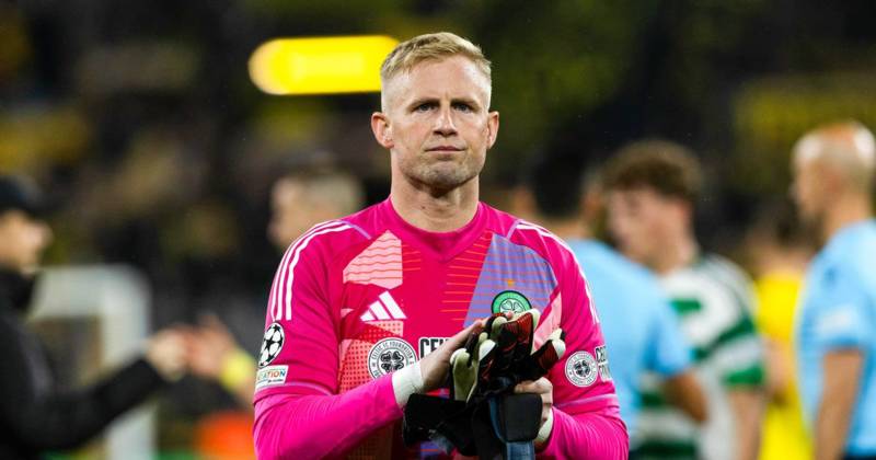 Kasper Schmeichel gets Celtic recovery advice from dad Peter following Dortmund Champions League mauling