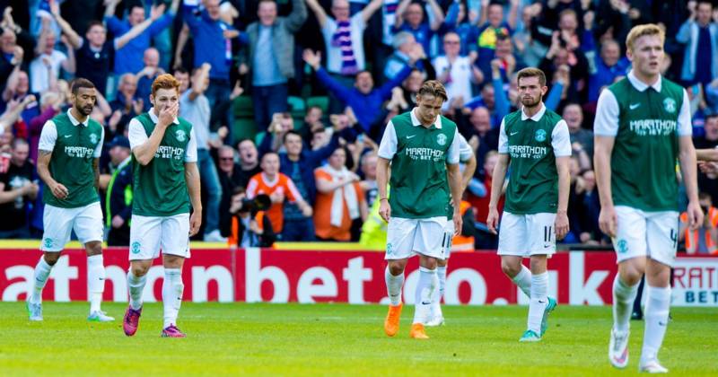 Hibs star told Rangers rival he would be moving to Ibrox DURING match – days later he was paraded by Celtic