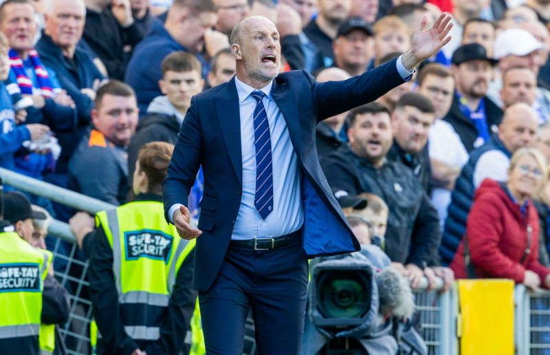 The Ibrox boss’s weakness almost blew up in his face last night.