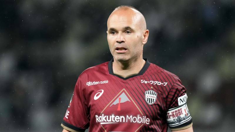 Celtic superstar sends emotional message to Andres Iniesta