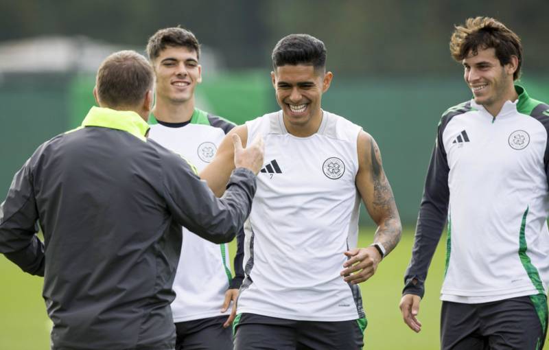 Luis Palma told he can be ‘really good’ Celtic player by manager Brendan Rodgers