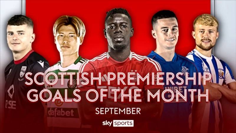 Scottish Premiership goals of the month: September