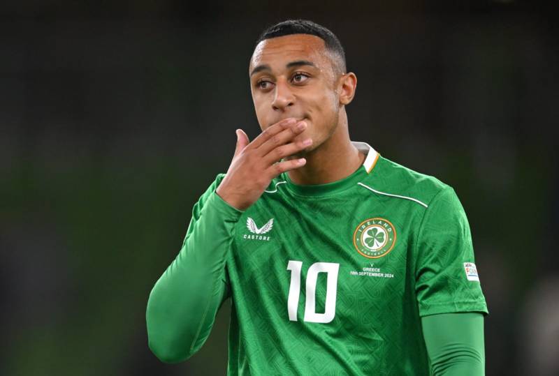 Adam Idah Ireland curiosity as Celtic striker shunned in Greece defeat