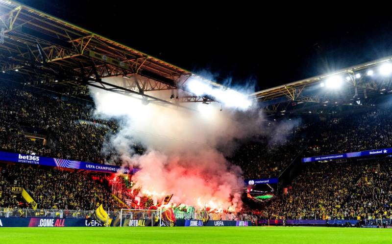 Celtic handed European away ticket ban following fireworks display in Dortmund