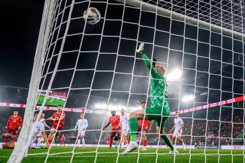 Danish media react as Celtic goalkeeper Kasper Schmeichel concedes two in Denmark draw vs Switzerland