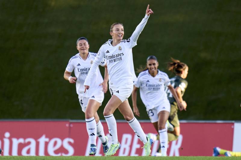 Women’s Champions League: Real Madrid 4 Celtic 0