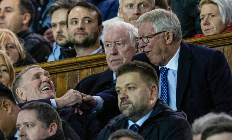 Deluded Sir Alex Ferguson discusses Ibrox expectations with serial loser McCoist