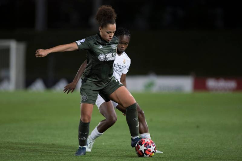 Elena Sadiku takes solace in aspects of Celtic’s UWCL defeat to Real Madrid as ‘braveness’ saluted