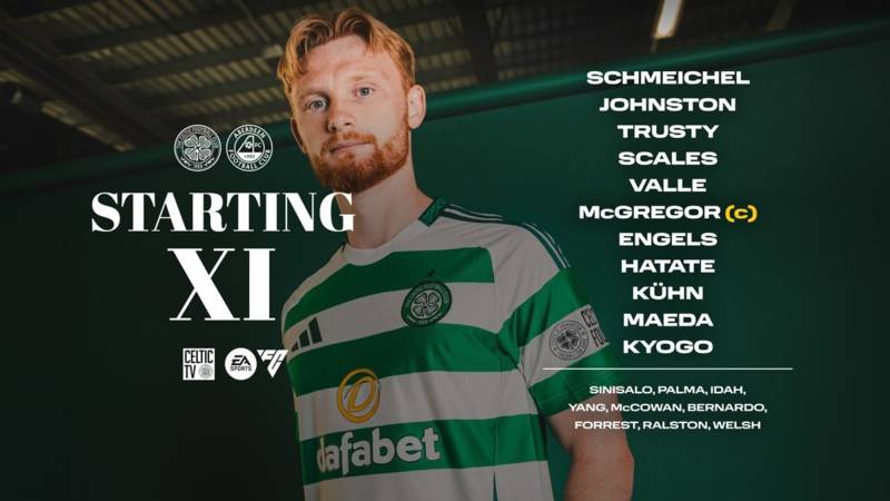 Celtic Team News – No CCV, Hatate preferred to Bernardo