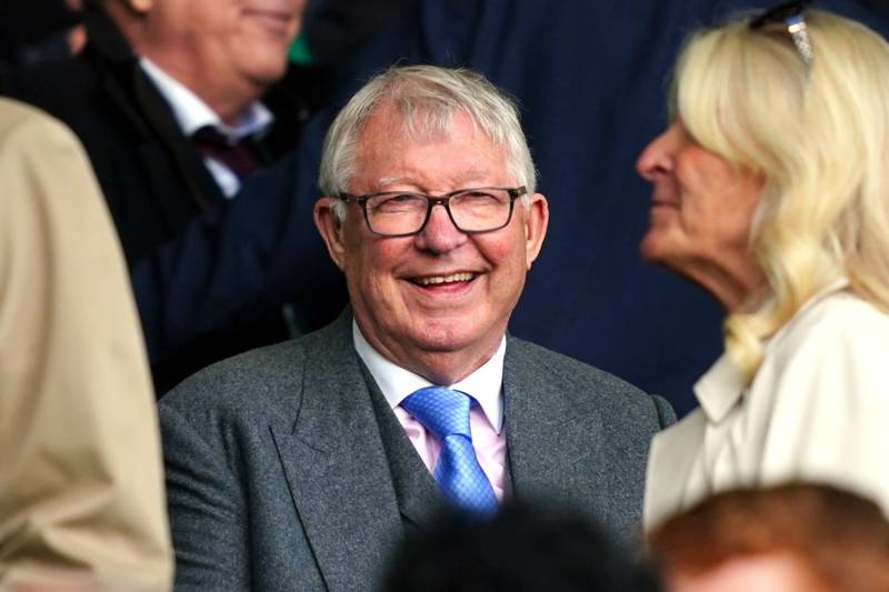 Sir Alex Ferguson spotted at top-of-the-table Celtic vs Aberdeen clash