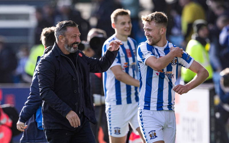 Watch as Brendan Rodgers and Derek McInnes celebrate Beautiful Sunday