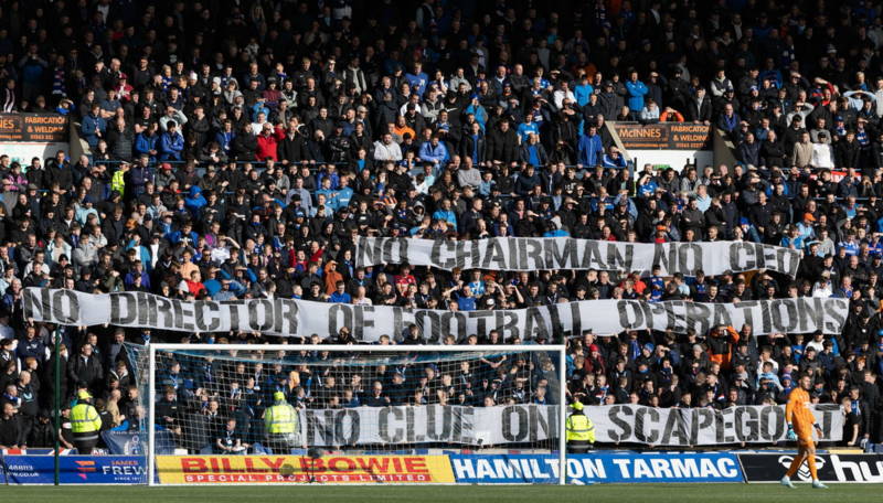 Permanent anger and permanent crisis; Ibrox is caught in a revolving door of madness.