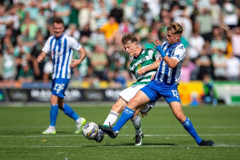 Video: Celtic-supporting midfielder celebrates in front of Rangers fans