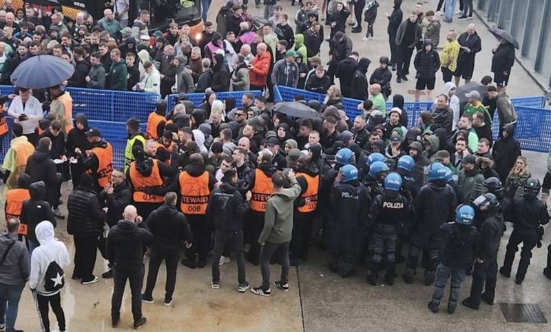 Strict Entry Rules See Frustrated Celtic Fans Held Outside Atalanta Stadium