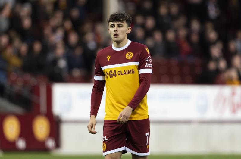 Motherwell’s Tom Sparrow vows to ‘learn lessons’ following first Celtic experience