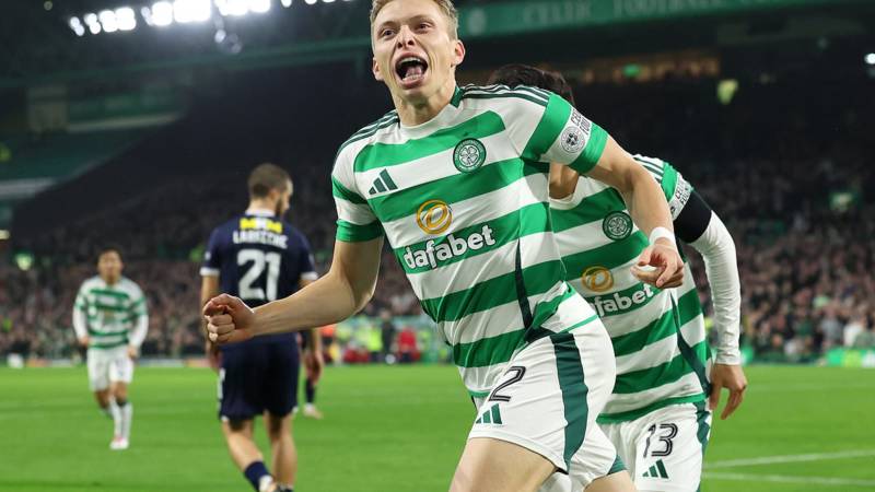 Celtic shake off slow start to see off Dundee. and allow fans to celebrate as O** F*** rivals Rangers fall nine points behind