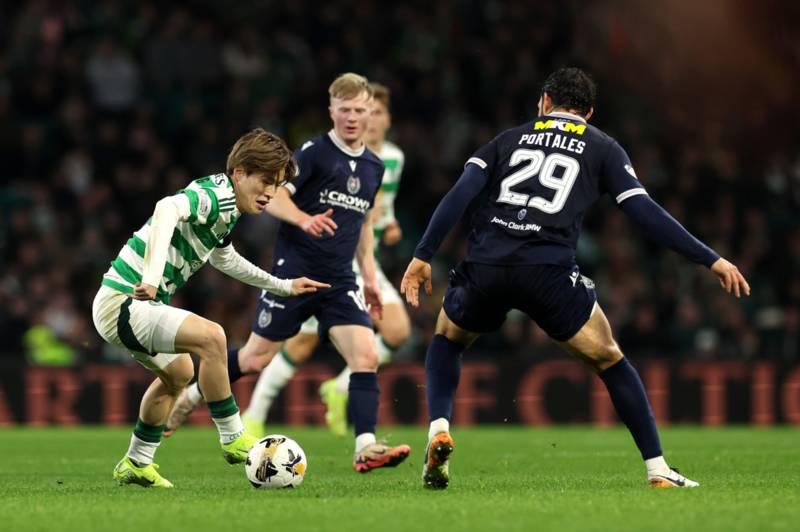 Tony Docherty’s verdict after defeat to ‘fantastic’ Celtic as he addresses Kyogo penalty call