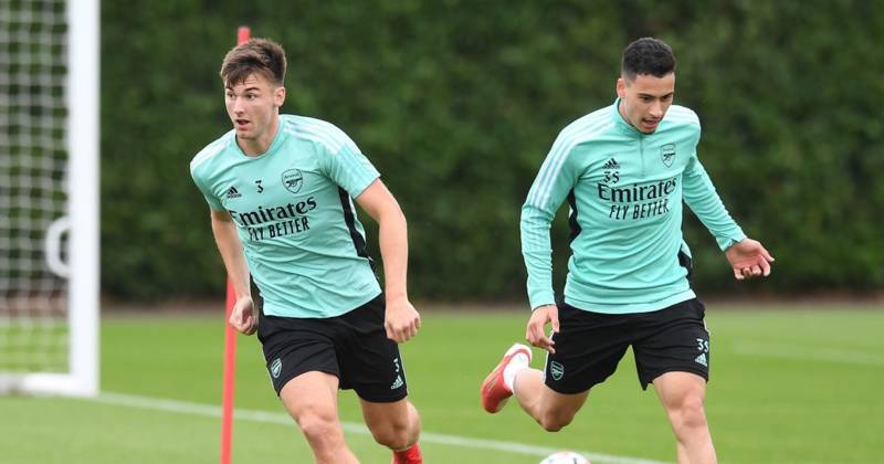 Kieran Tierney remains Arsenal top dog to his team-mates as Martinelli reveals he blows his pals out the water