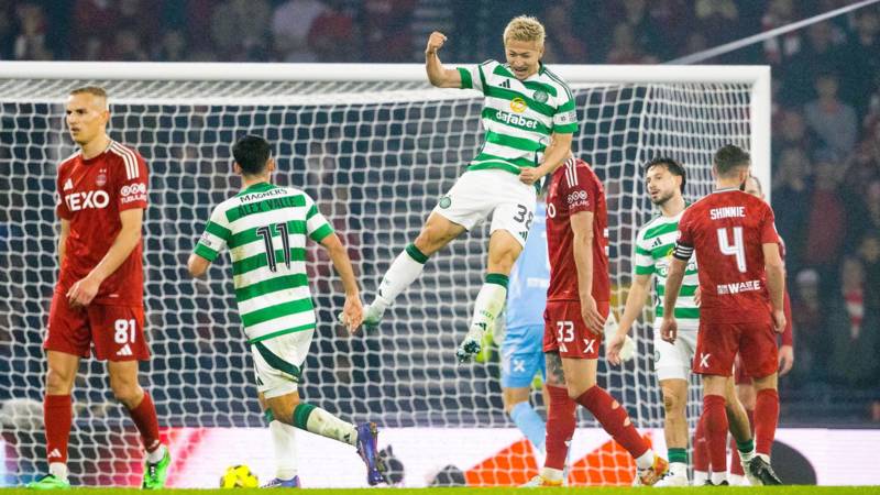 Celtic hammer previously unbeaten Aberdeen to reach League Cup final