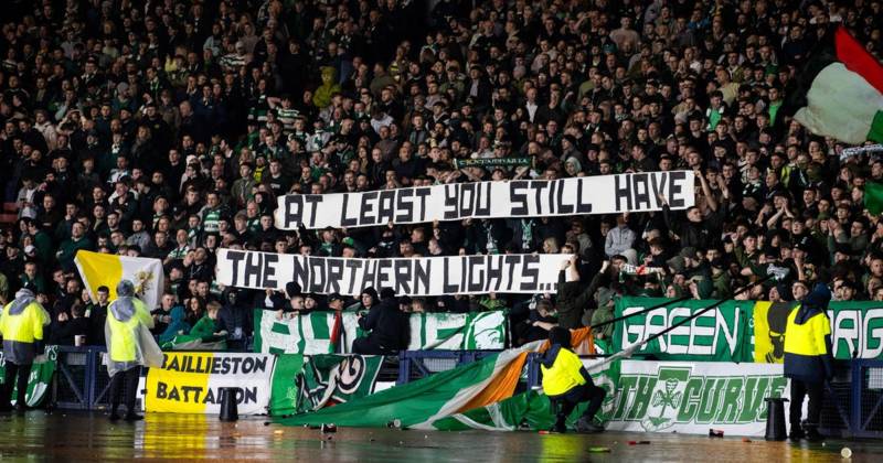 Celtic ultras taunt Aberdeen with merciless eight-word banner after thumping Hampden triumph