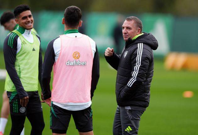 Celtic v RB Leipzig: Brendan Rodgers’ side train ahead of UCL clash