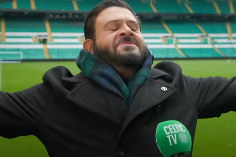 US TV host Adam Richman stuns Celtic support with ‘incredible’ knowledge