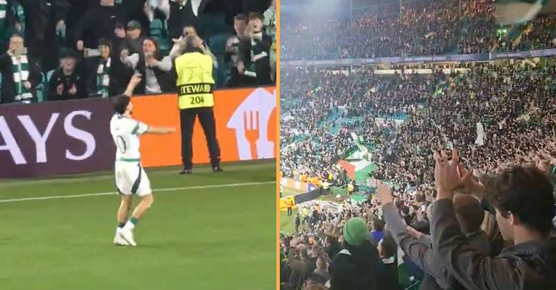 Celtic Park's New Cult Hero Showed Special Connection With Fans After Magic v Leipzig