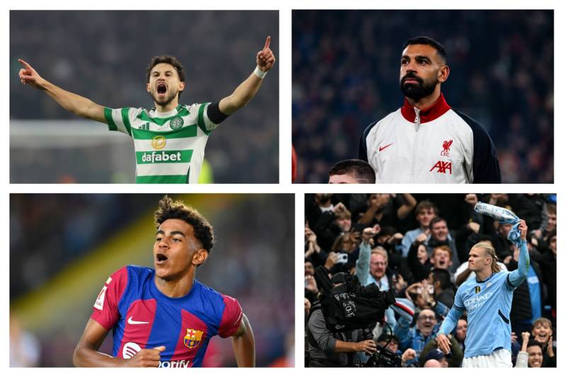 Celtic star wanted by EPL clubs beats Salah and Vinicius as Yamal can’t get near Hoops ace’s stunning stat